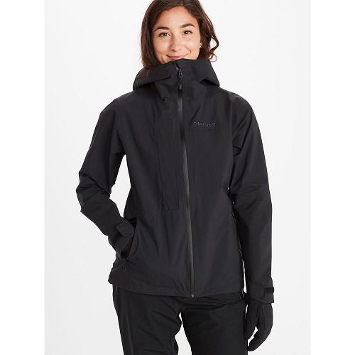 Marmot EVODry Torreys Jackets - Womens Rain Jacket Black CA8756913 Canada